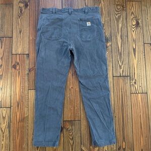 CARHARTT Men's Gray Durable Pants size 40x32